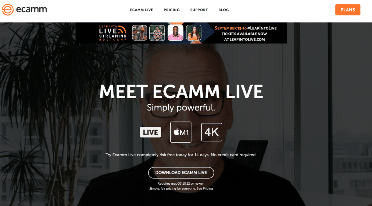 Ecamm offers remote live video production tools for marketing agencies