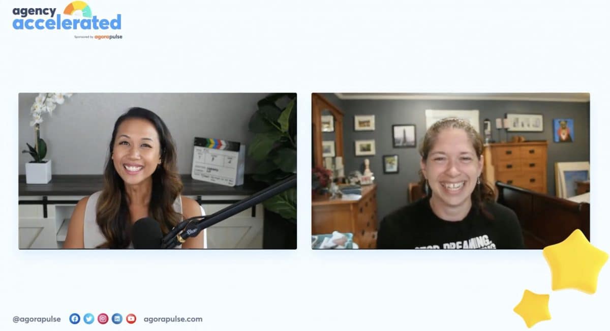 Steph and Katie discuss marketing agencies and live video.