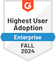 Agorapulse Highest User Adoption Enterprise Fall 2024 on g2