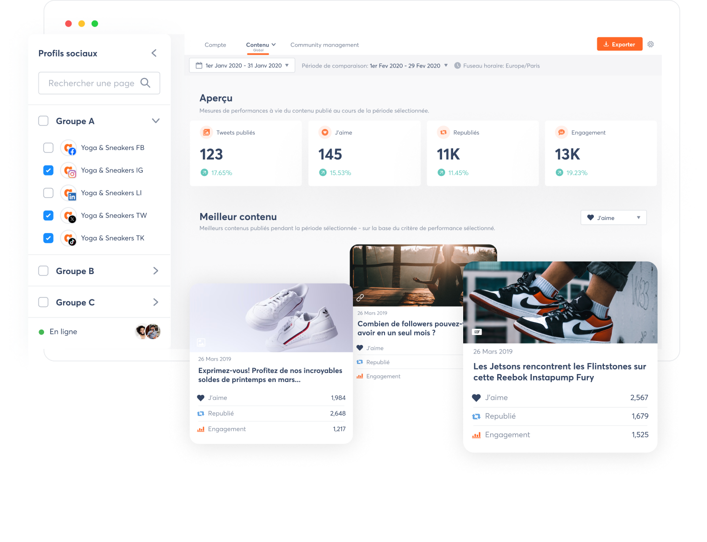 A view of create beautiful and actionable reports