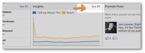 See All Facebook Insights