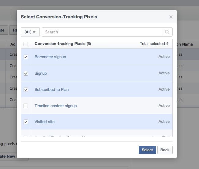 Facebook Power Editor Conversion Tracking