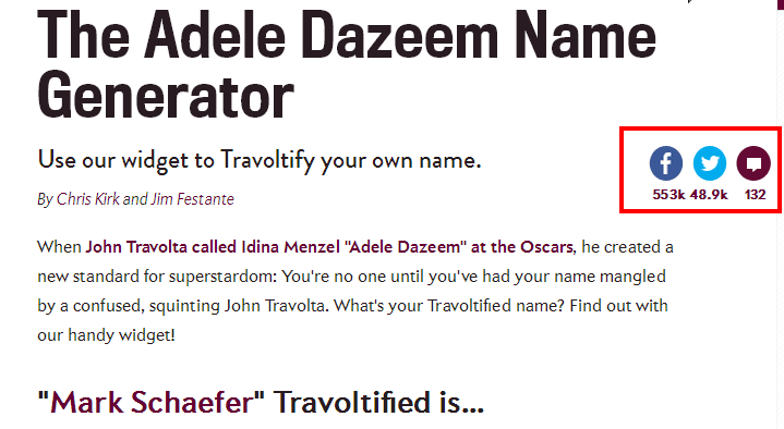 John Travolta called Idina Menzel Adele Dazeem  What s Your Travolta name