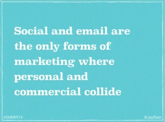 social and email pro and perso collide