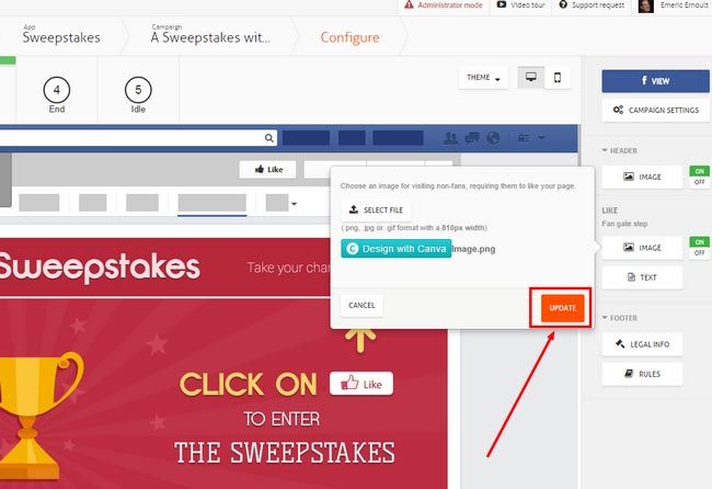 facebook contest, Agorapulse and Canva join forces to let you create great visuals for your Facebook contests!