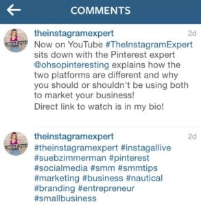 Business hashtags 