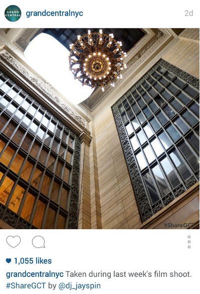 Grand Central ShareGCT Instagram Post