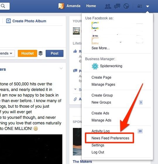 New Facebook Features You Should Know About - Newsfeed Preferences