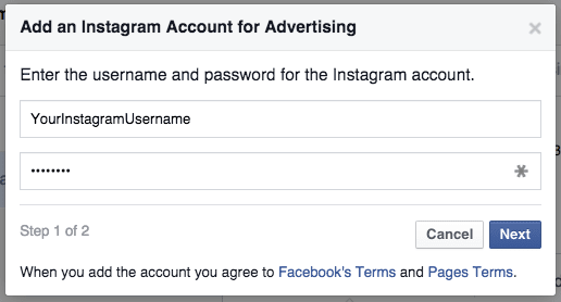 Enter your username and password to claim your Instagram account