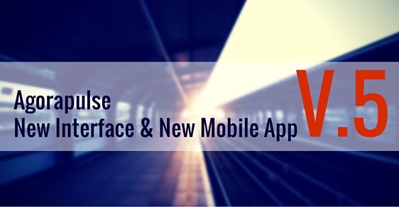 social media inbox, Agorapulse V5: a mobile app, a new layout and much more!