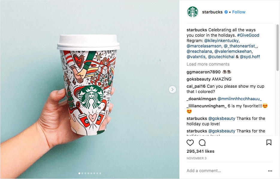 starbucks holiday campaign