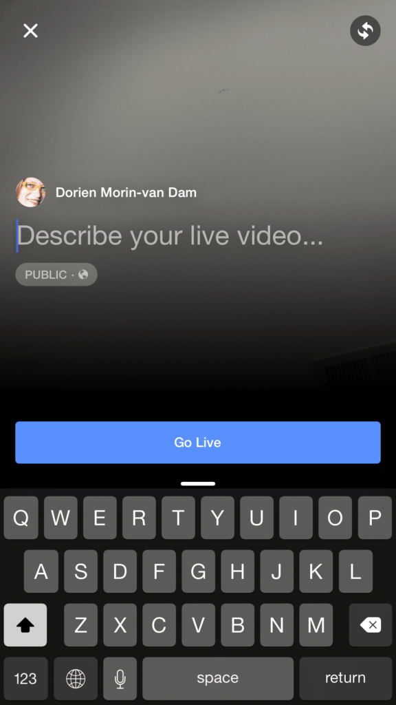 Describe your Facebook Live Video