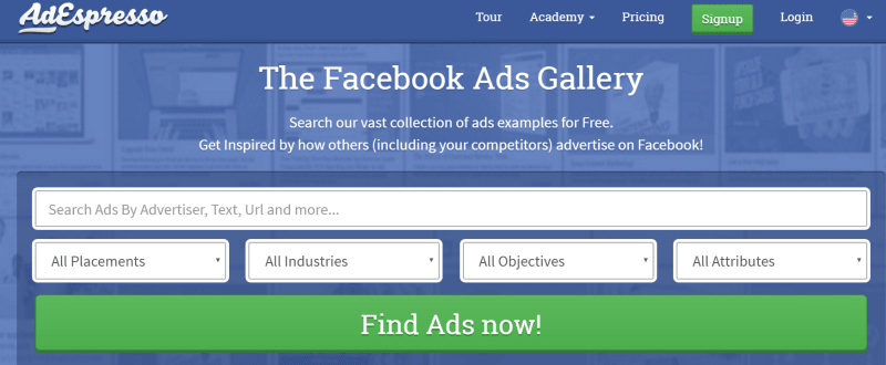 facebook ads gallery