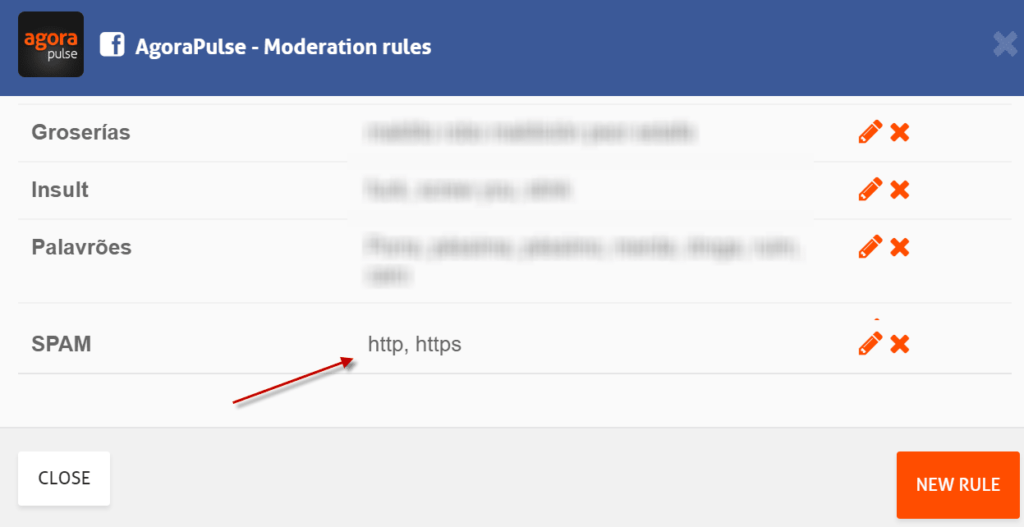 facebook spam moderation