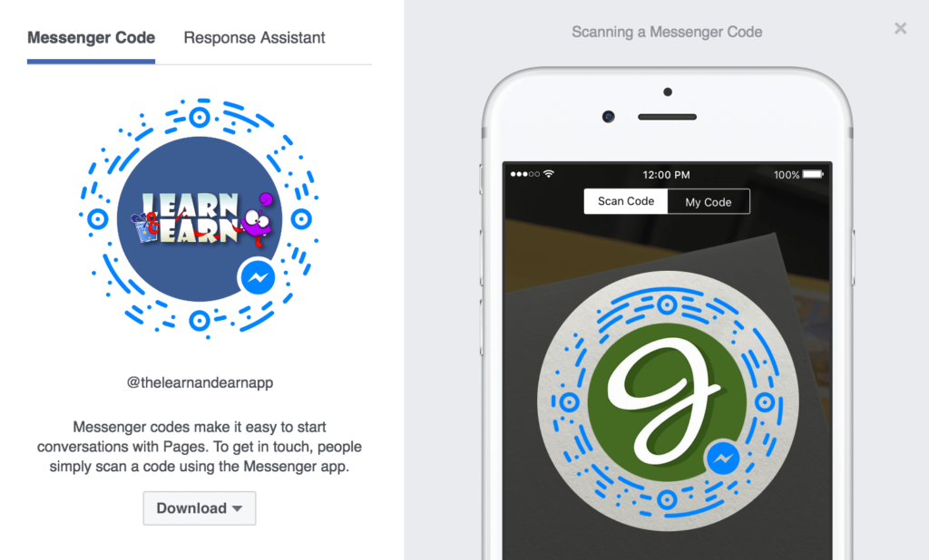 facebook-marketing-messenger-code