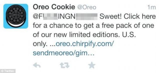 oreo automated tweet