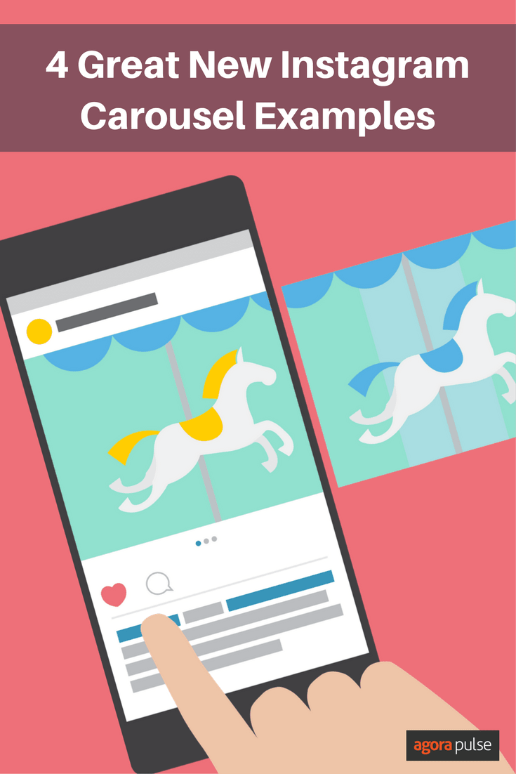 Four great new Instagram carousel examples chosen by social media experts.