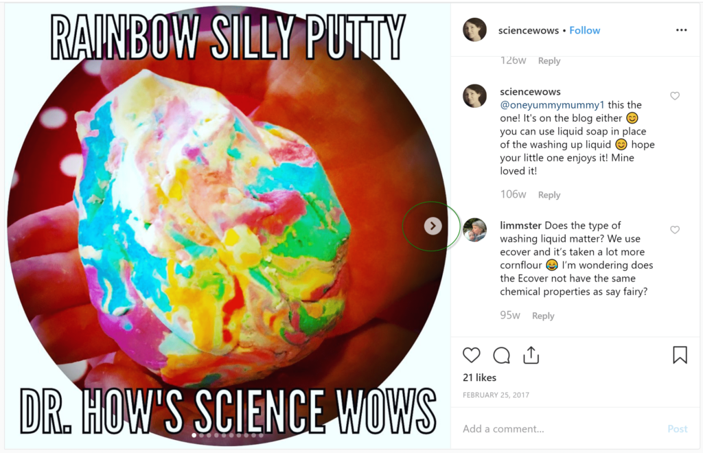 slime instagram carousel