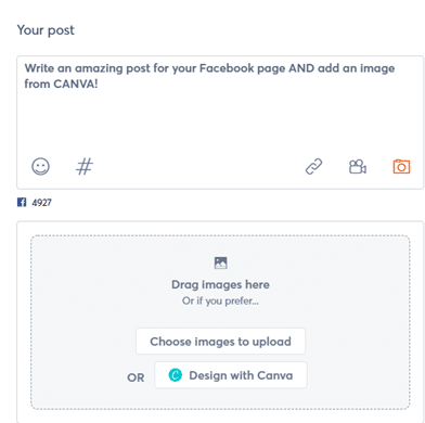 screenshot of canva