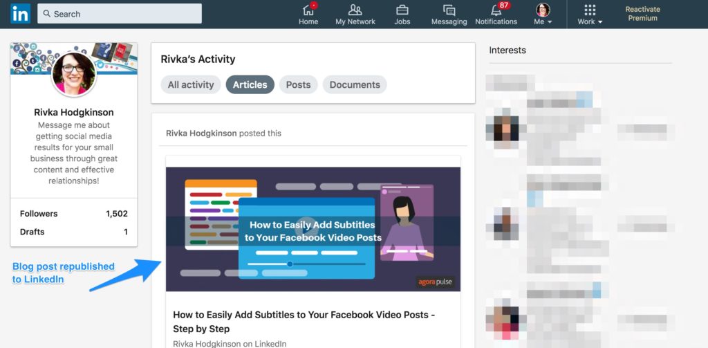 How to Promote your Business Blog on LinkedIn  WP Dev Shed