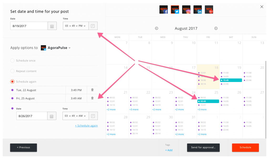 scheduling your tweets