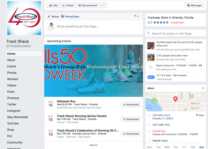 facebook events small business