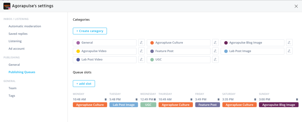 Using publishing categories for high value content