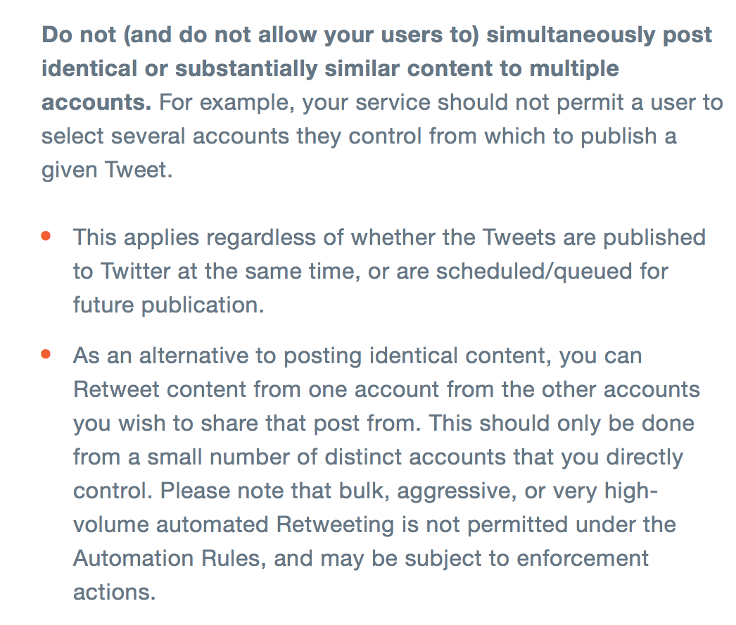 new social media rules-- Twitter's rules