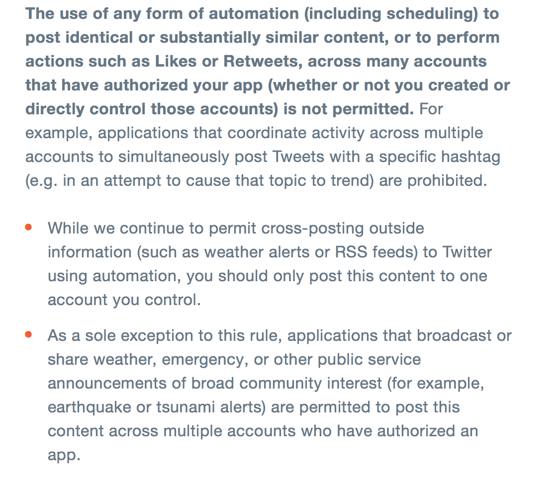 new social media rules -- Twitter's new rules