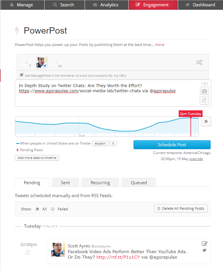 social quant alternative-- manageflitter 