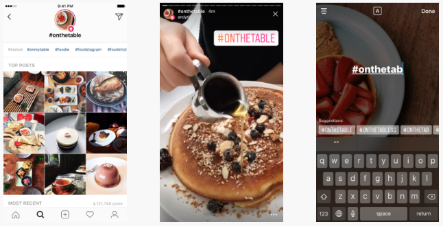 Instagram Hashtag Sticker for instagram feed posts to stories