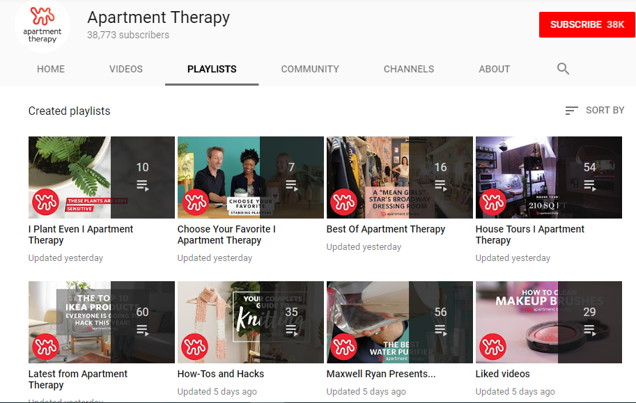 YouTube Community Building-- targeted playlists