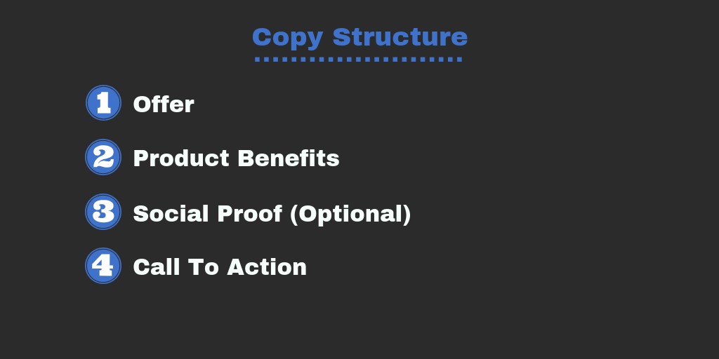 Facebook ad campaigns Lookalike Copy Structure 