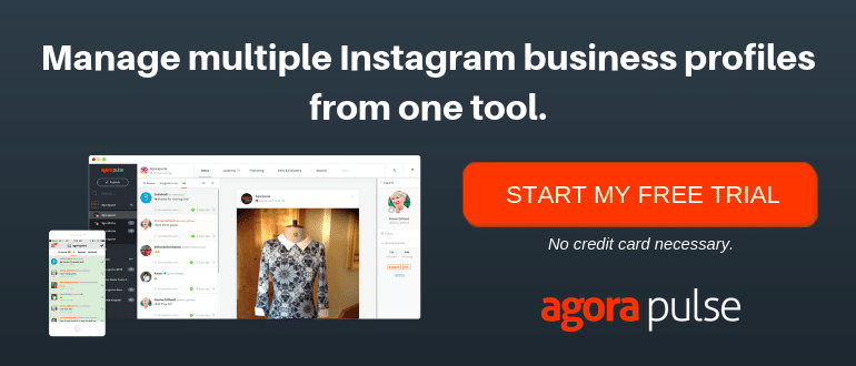 manage Instagram business profiles