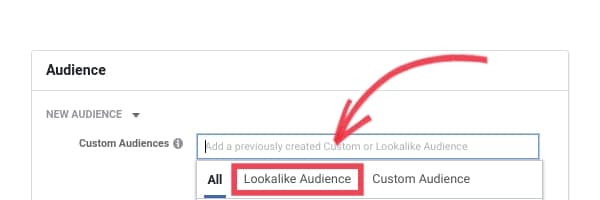 Facebook targeting audiences