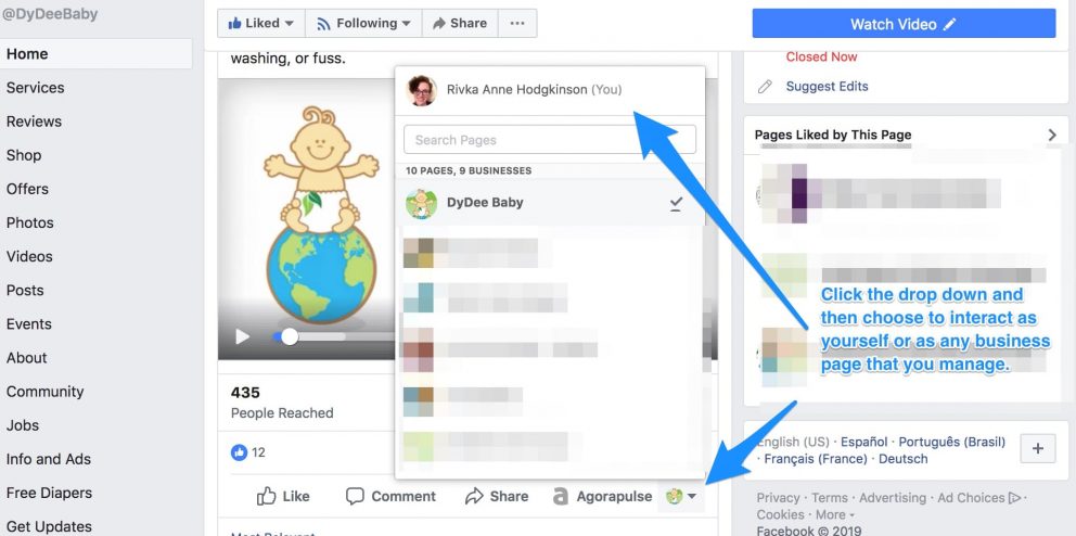 How to Strategically Comment as a Page on Facebook | Agorapulse