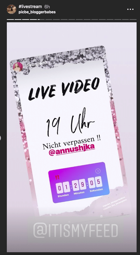 livestream hashtag - instagram stickers for brands