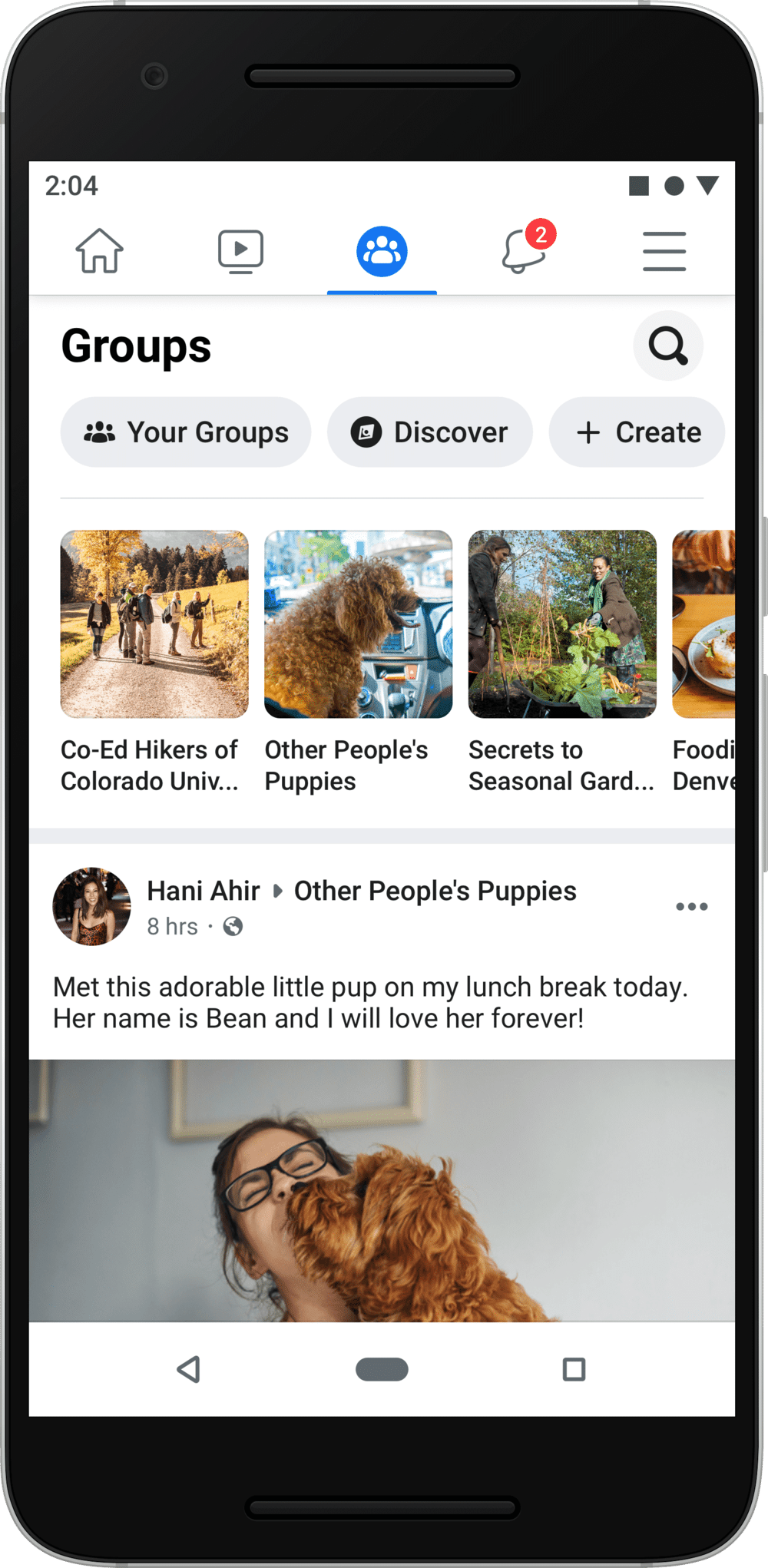 Facebook FB5 on mobile