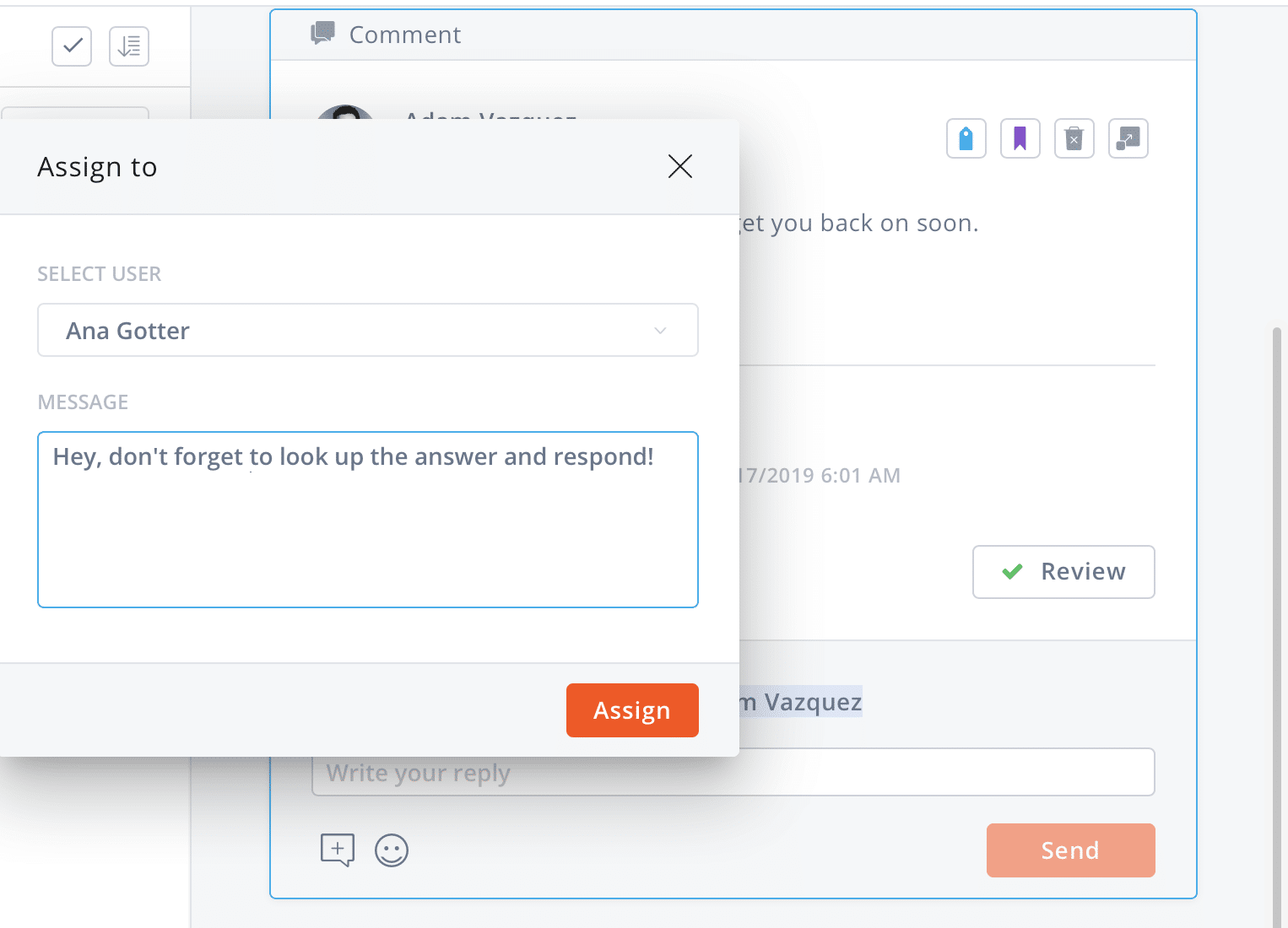 Agorapulse inbox screenshot 