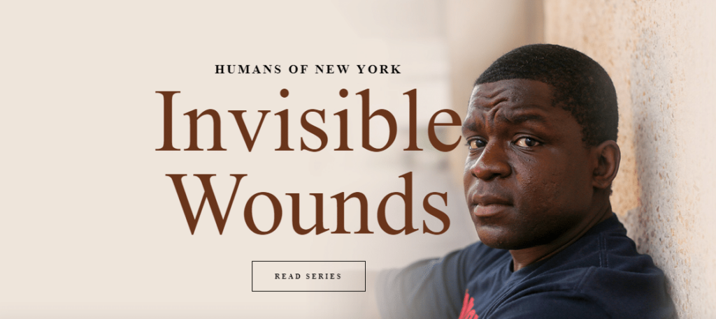 humans of new york invisible wounds storytelling via social media