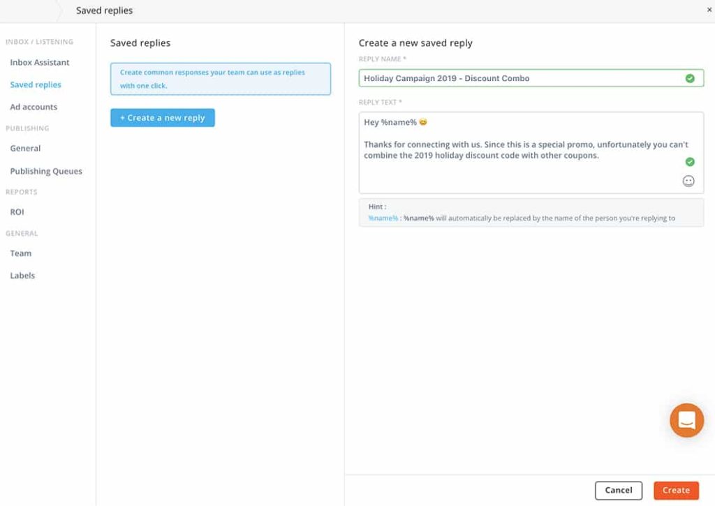 write saved replies that anticipate customer needs