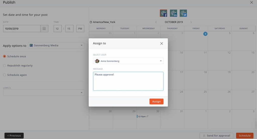 How to use a tool for your social media approval process