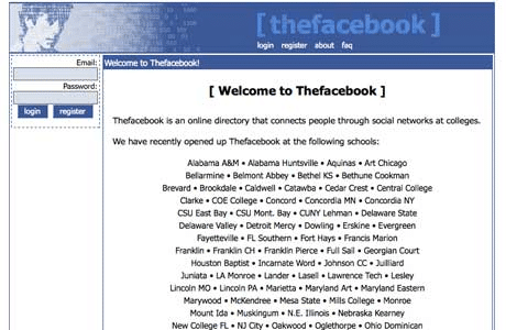 the facebook back in the day
