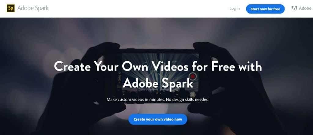 social media marketing adobe spark