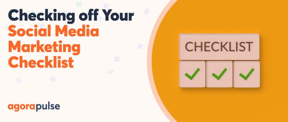 social media marketing checklist