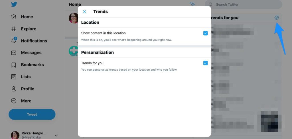 Twitter personalization