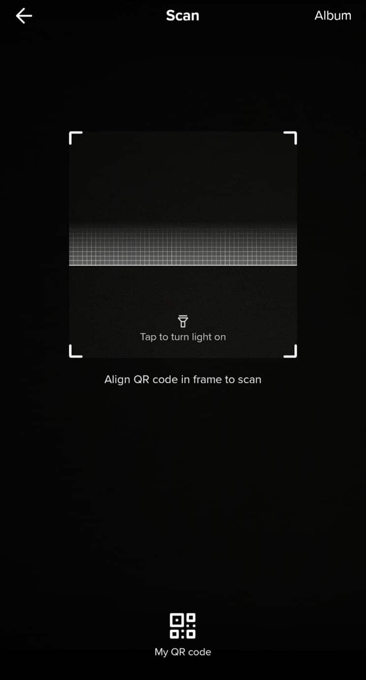 scan qr codes on tiktok