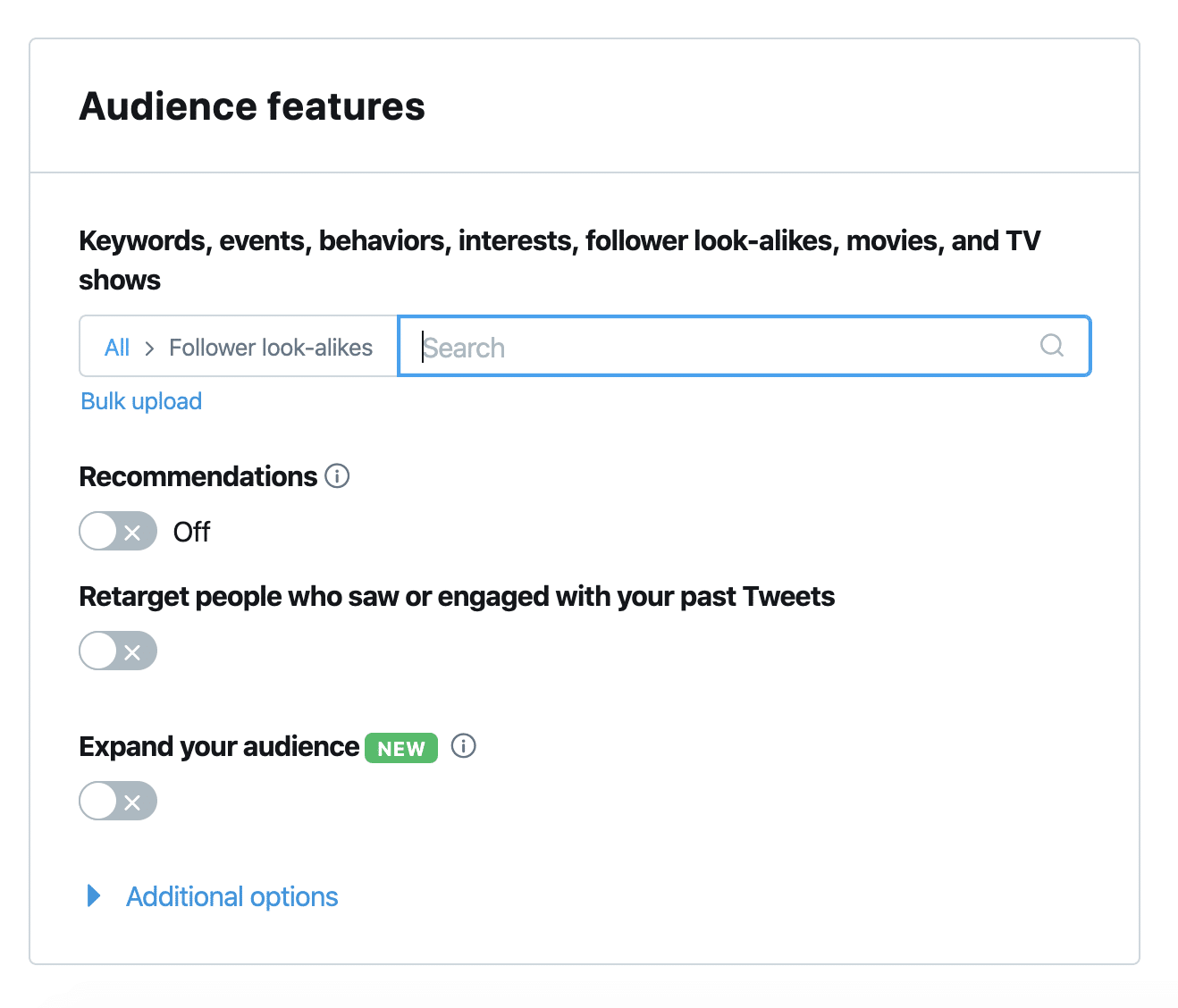 retargeting twitter audiences for twitter competitive analysis