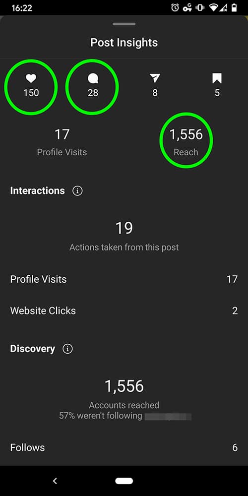 how to calculate Instagram engagement rate with native analytics