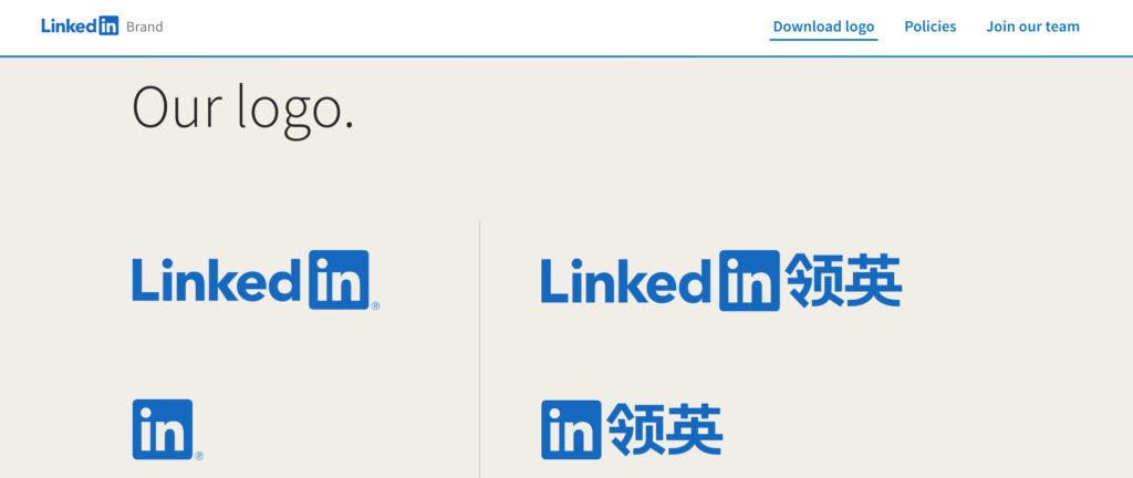 social media icons and content for linkedin